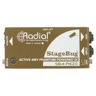 Radial RA-SB-4 Compact active DI for piezo pickups