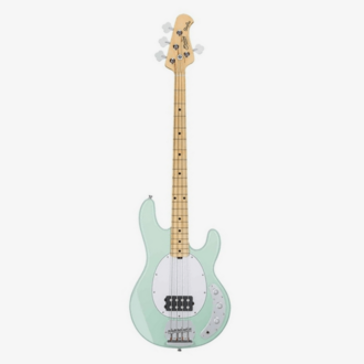 Stingray 4 String Active Bass Guitar Mint Green - Humbucking
