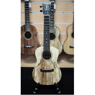 Romero Creations Solid Concert Uke Spalted Mango with Deluxe Bag