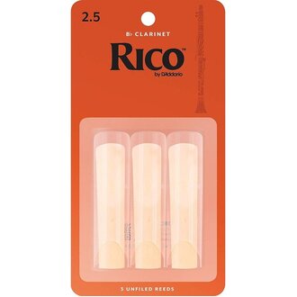 B Flat Clarinet Reed 2.5 Pack of 3