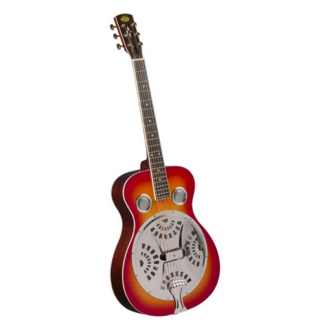 Regal RD-40CH Round Neck Resonator Guitar Cherry Sunburst