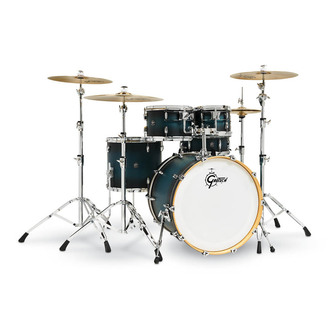 Gretsch Renown 5 piece Drum Kit - Satin Antique Blue Burst - RN2-E825-SABB