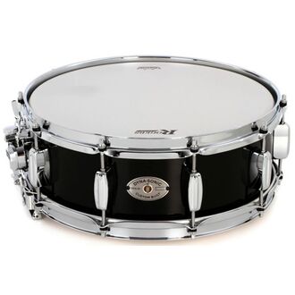 Rogers Dyna-Sonic Custom Series Snare Drum High Luster Black Lacquer 14 x 5"