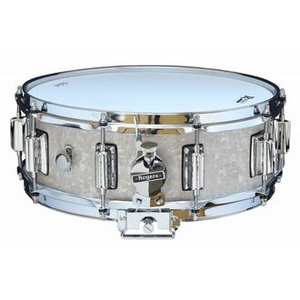 Rogers Dyna-Sonic Beavertail Series Snare Drum In White Marine Pearl - 14 X 5"