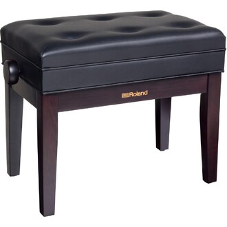 Roland RPB400RW Piano Bench with Cushioned Seat Rosewood