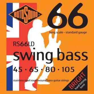 Rotosound RS66LD Swing Bass 66 Long Scale 45 - 105 Stainless Set
