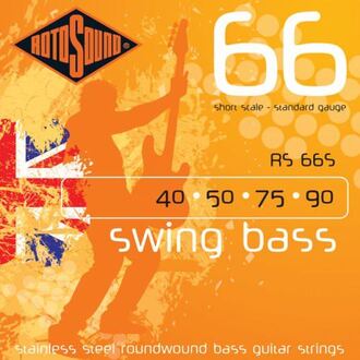 Rotosound RS66S Swing Bass 66 Short Scale 40-90 Stainless Set