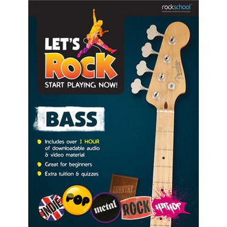 Rockschool Lets Rock Start Playing Now Bass