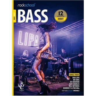 Rockschool Bass Debut 2018-2024 Bk/ola