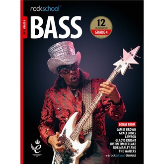 Rockschool Bass Grade 4 2018-2024 Bk/ola