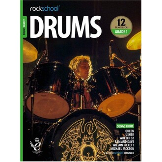 Rockschool Drums Grade 1 2018-2024 Bk/ola
