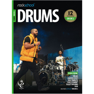 Rockschool Drums Grade 2 2018-2024 Bk/ola