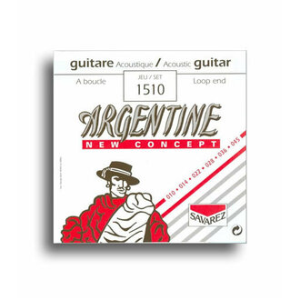 Savarez 1510 Argentine Gypsy Jazz Loop End Acoustic Guitar String Set (10-45)