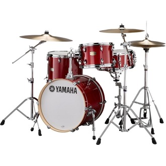 Yamaha Stage Custom Bop 4-Piece Drum Kit Cranberry Red w/HW780 Hardware