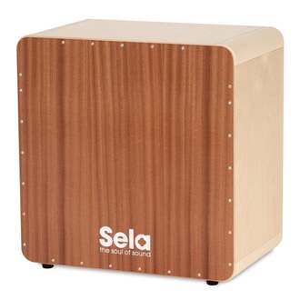 Sela Bass Pro Cajon - Satin Nut with Carry Bag - SE121