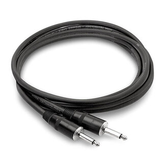 Hosa SKJ403 Pro Speaker Cable, REAN 1/4 in TS to Same, 3 ft