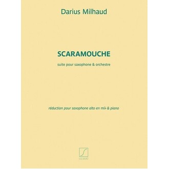 Milhaud - Scaramouche Alto Saxophone/piano