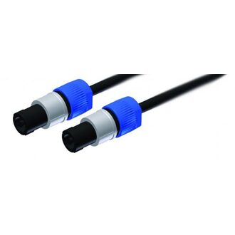Maximum 10 metre speaker cable, 2 core cable Ø 8mm using genuine Neutrik NL2FC connectors
