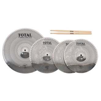Total Percussion Sound Reduction Cymbals 13pair/14/18 Set