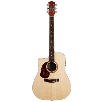 Maton SRS70C-LH Left Solid Road Series Dreadnought Acoustic-Electric Guitar With Solid Wood & Case