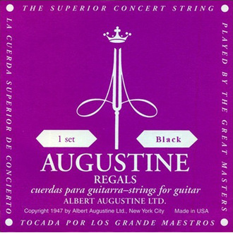 Augustine Regal Black Label Classical/Nylon Guitar String  Set