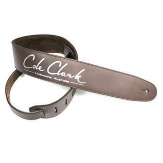 Cole Clark Leather Saddle Brown Guitar Strap