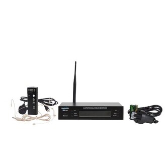 SoundArt SWS-GH1-BP 2.4 Ghz Digital Single CH Wireless System Including 1 x Headset & Lapel Microphone