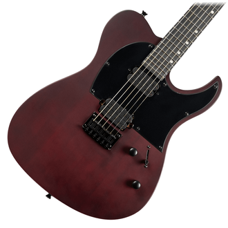Spira T-400-MBK Electric Guitar - Satin Wine Red