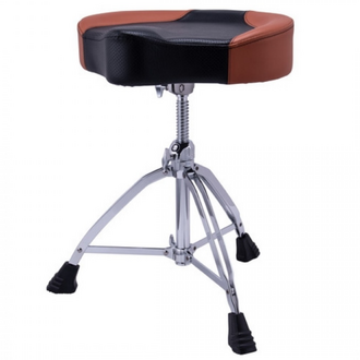 Mapex 17X4 Drum Throne - Brown Leatherette