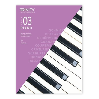 Piano Pieces &amp; Exercises Gr 3 2018-2020 Bk/cd