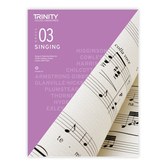Trinity Singing Grade 3 2018 Bk/cd