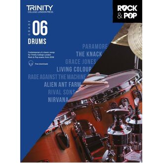 Trinity Rock & Pop Drums Gr 6 2018