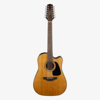 Takamine GD30CE12 NAT 12-String Dreadnought Acoustic-Electric Guitar With Pickup Natural Finish