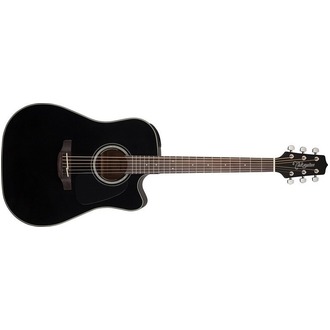 Takamine GD30CE BLK Dreadnought Acoustic-Electric Guitar With Pickup Black Finish