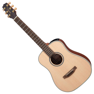Takamine G Mini Series Left Handed AC/EL Mini-Dreadnought Guitar - Natural
