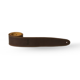 Taylor Leather 2.5" Suede Back Guitar Strap, Chocolate Brown