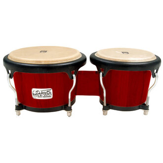 Toca Players Series 7 & 8-1/2" Wood Bongos In Cherry Stain 2700NEC