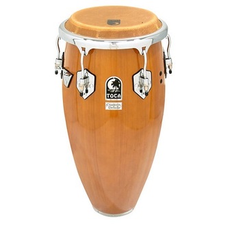 Toca Custom Deluxe Wood Conga 11-Inch Single Without Stands Antique Maple 4611Am