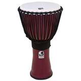 Toca 12-Inch Freestyle 2 Djembe Synthetic Head Red Hand Drum