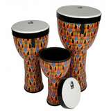 Toca Freestyle 2 Series Nesting Djembes Kente Cloth 3-Pack