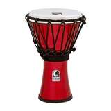 Toca Freestyle Colorsound 7" Djembe In Metallic Red TFCDJ7MR