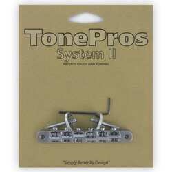 Tonepros Tune-O-Matic Bridge- Abr1 Replacement Nickel