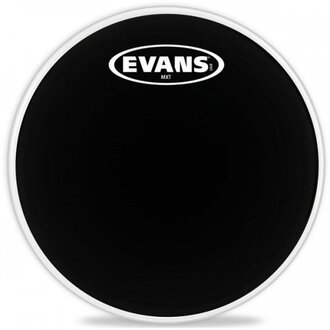 Evans MX Black Marching Tenor Drum Head, 8 Inch