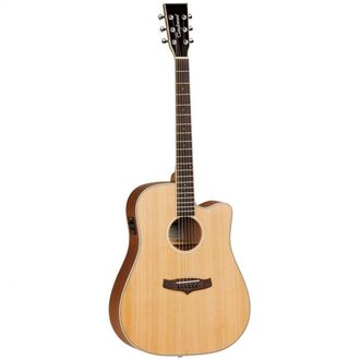 Tanglewood Tw28Csn-Ce Acoustic-Electric Guitar Natural With Pickup