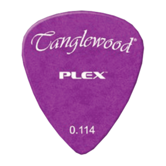 Tanglewood TWPP6 Plex Picks Pack of 12 .114 Purple