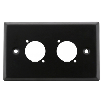 SWAMP TWR2-B Wall Plate - Dual Panel Mount Connector