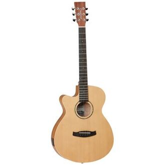 Tanglewood TWR2SFCELH Roadster II Left-Hand Superfolk Cutaway Acoustic-Electric Guitar