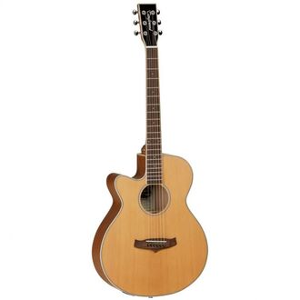 Tanglewood TWSF-CENLH Left-Hand Evolution Superfolk Acoustic-Electric Guitar With Pickup