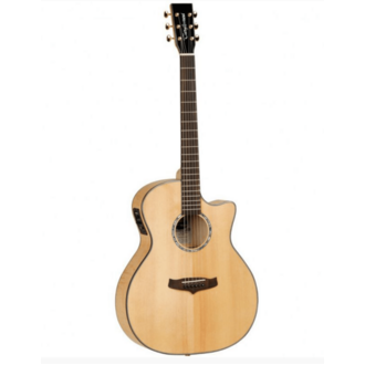 Tanglewood TWVC-XFM Acoustic-Electric Guitar Evolution Exotic Flamed Maple