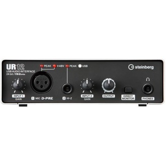 Steinberg UR12 2 x 2 USB 2.0 Recording audio interface with 1 x D-PRE-Amp